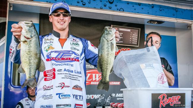 Grae Buck fished a single ditch in a milfoil bed for three days to win the BFL Regional on the Potomac River.