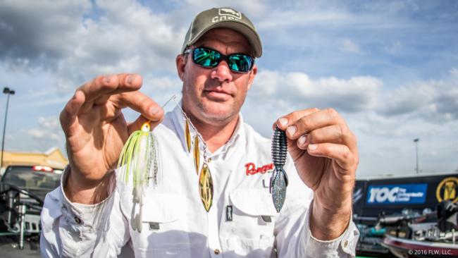 8. Todd Smith made his first Costa FLW Series top 10 with a D&M Custom Baits Sniper Triple Threat Spinnerbait and a Reaction Innovations Sweet Beaver.