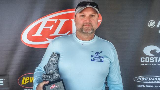 Co-angler David Best of Bartlett, Tenn., won the April 9 Mississippi Division event on Pickwick Lake with three bass weighing 13 pounds, 5 ounce and claimed a $2,600 payday.